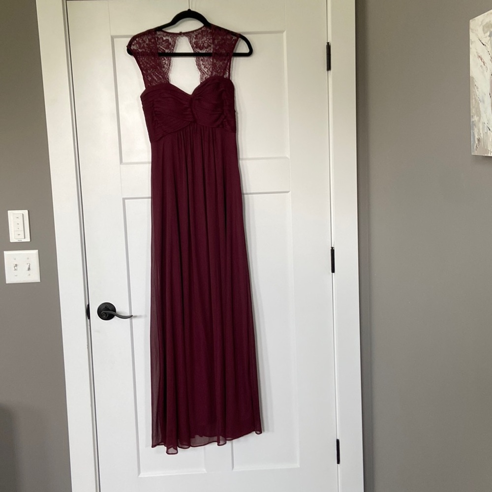 Stunning maternity ball gown with open back